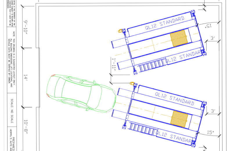 Shop Design Herpels Auto & Truck Lifts